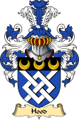 English Coat of Arms (v.23) for the family Hood