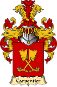 French Family Coat of Arms (v.23) for Carpentier