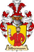 v.23 Coat of Family Arms from Germany for Silbermann