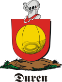 German shield on a mount for Duren