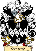 English or Welsh Family Coat of Arms (v.23) for Osmond (Exeter)