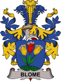 Coat of arms used by the Danish family Blome