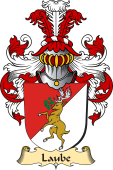v.23 Coat of Family Arms from Germany for Laube