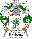 Portuguese Coat of Arms for Barbeita or Barbeito