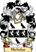 English or Welsh Family Coat of Arms (v.23) for Nicholas (1612)