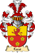 v.23 Coat of Family Arms from Germany for Forst