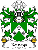 Welsh Coat of Arms for Kemeys (of Montgomeryshire)