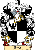 English or Welsh Family Coat of Arms (v.23) for Bird (1606)