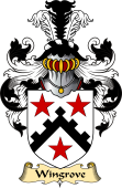 English Coat of Arms (v.23) for the family Wingrove