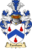 English Coat of Arms (v.23) for the family Parnham