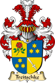 v.23 Coat of Family Arms from Germany for Treitschke