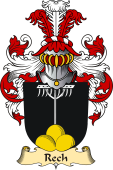 v.23 Coat of Family Arms from Germany for Rech