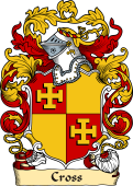 English or Welsh Family Coat of Arms (v.23) for Cross
