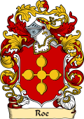 English or Welsh Family Coat of Arms (v.23) for Roe (Middlesex and Essex)