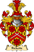 English Coat of Arms (v.23) for the family Ricketts