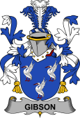 Irish Coat of Arms for Gibson