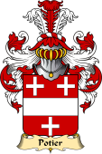 French Family Coat of Arms (v.23) for Potier