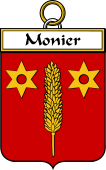 French Coat of Arms Badge for Monier