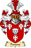 English Coat of Arms (v.23) for the family Parsons