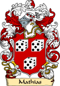 English or Welsh Family Coat of Arms (v.23) for Mathias (London)