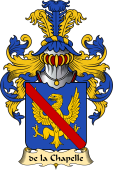 French Family Coat of Arms (v.23) for Chapelle (de la)