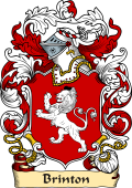 English or Welsh Family Coat of Arms (v.23) for Brinton (ref Berry)