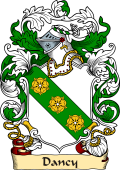 English or Welsh Family Coat of Arms (v.23) for Dancy (or Dancey)