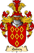 English Coat of Arms (v.23) for the family Quincy