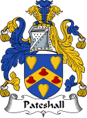 English Coat of Arms for the family Pateshall