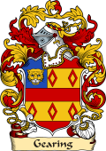 English or Welsh Family Coat of Arms (v.23) for Gearing (Winterton, Lincolnshire)