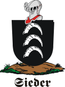 German shield on a mount for Sieder