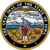 US State Seal for Iowa 1780
