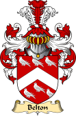 English Coat of Arms (v.23) for the family Belton