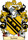 English or Welsh Family Coat of Arms (v.23) for Lowe