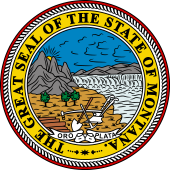 US State Seal for Montana 1893