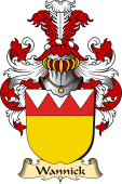 v.23 Coat of Family Arms from Germany for Wannick