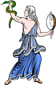 Gods and Goddesses Clipart image: Erinys (Fury)