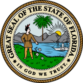 US State Seal for Florida 1868
