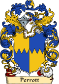 English or Welsh Family Coat of Arms (v.23) for Perrott (Perott)