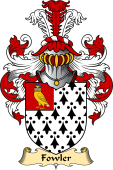 Welsh Family Coat of Arms (v.23) for Fowler (Daughter m. Vaughan of Pant-glas)
