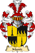 v.23 Coat of Family Arms from Germany for Mantz