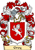 English or Welsh Family Coat of Arms (v.23) for Grey