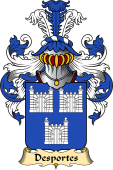 French Family Coat of Arms (v.23) for Portes (des)