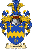 English Coat of Arms (v.23) for the family Stanwix or Stanwick