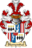 v.23 Coat of Family Arms from Germany for Blumenthal