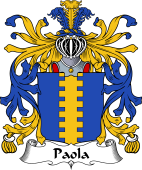 Italian Coat of Arms for Paola