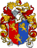 English or Welsh Coat of Arms for Gates (Semer, Yorkshire, and Essex)