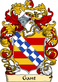 English or Welsh Family Coat of Arms (v.23) for Gant (Lincolnshire)