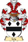 v.23 Coat of Family Arms from Germany for Ley