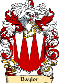 English or Welsh Family Coat of Arms (v.23) for Baylor (or Bayler)